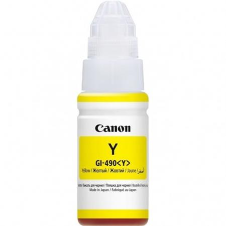 Canon Original GI-490Y Yellow Ink Bottle 0666C001
